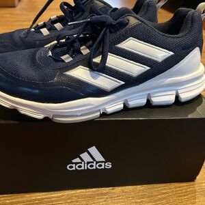 adidas Navy and White Athletic Shoes